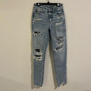 blue ripped jeans from American eagle size 000